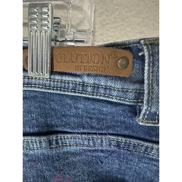 Evolution In Design Men’s Distressed Paint Splatter Jean Shorts Size 40 - Picture 4 of 10